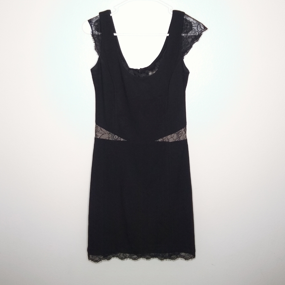 ERIN FETHERSTON ALL FOR YOU BLACK COCKTAIL DRESS 4 - Picture 2 of 8